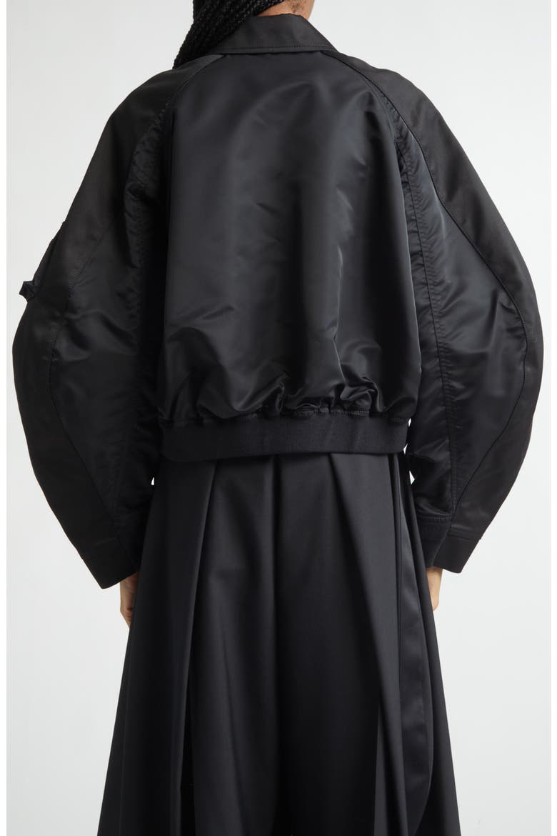 Sacai Cotton Chino x Nylon Twill Jacket (Women) | Nordstrom