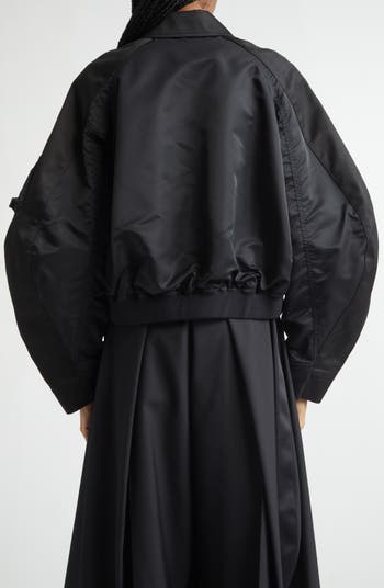 Sacai Cotton Chino x Nylon Twill Jacket | Nordstrom