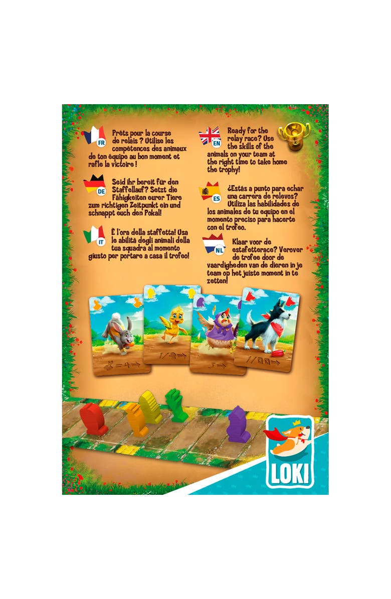 LOKI Farm & Furious Animal Racing Card Game, Kids & Family, Ages 7+, Alternate, color, 