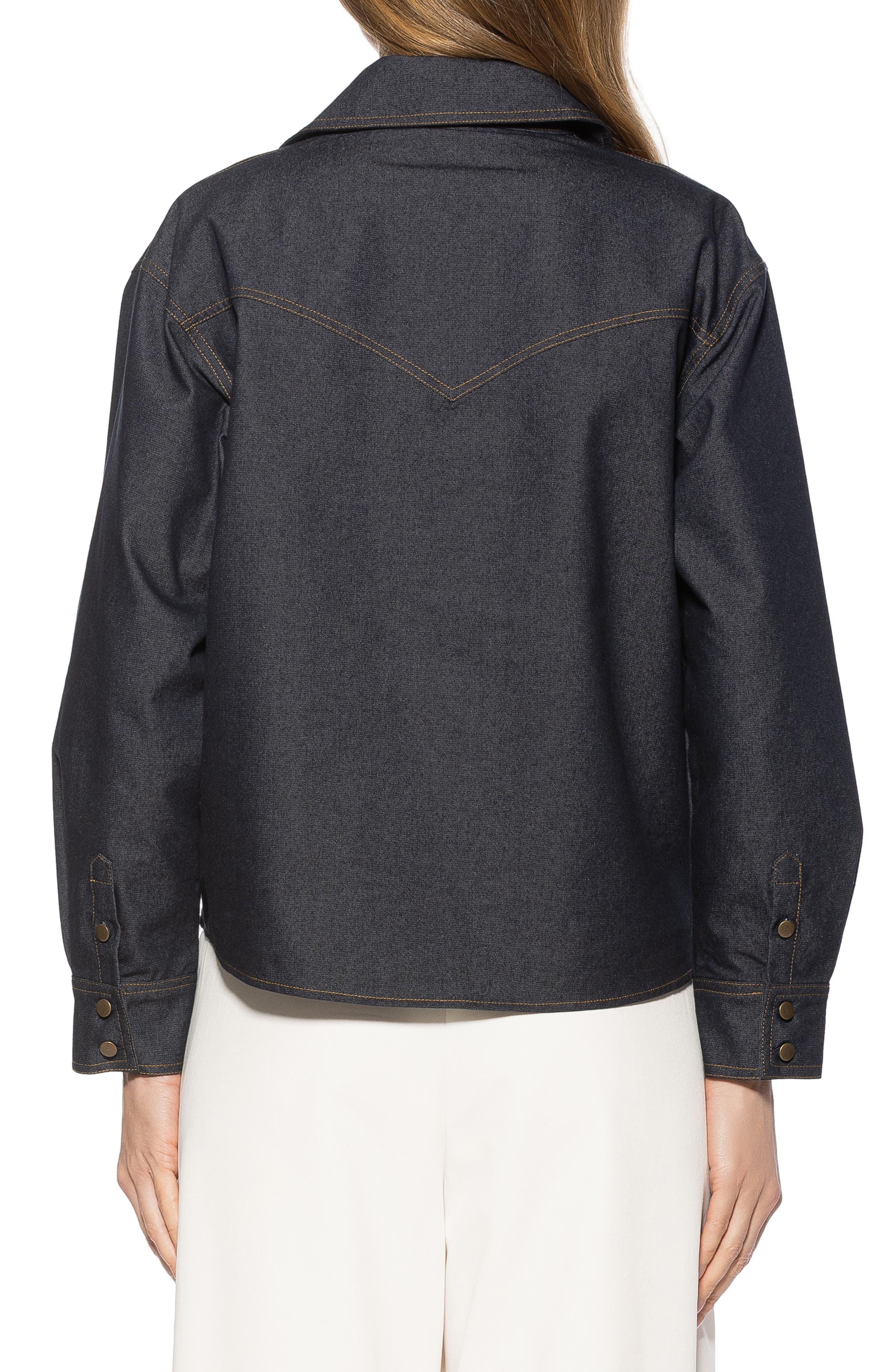 Thalina Lace-Up Western Shirt - image 2