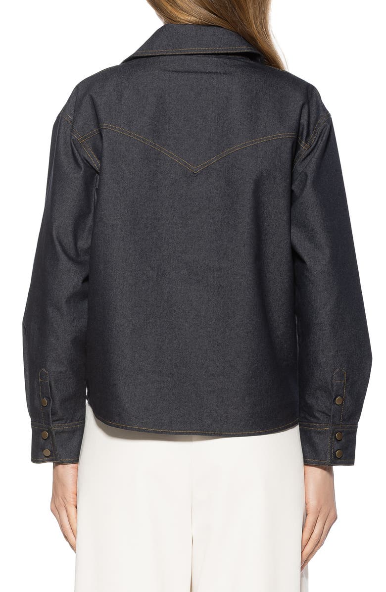 Alexia Admor Thalina Lace-Up Western Shirt, Alternate, color,