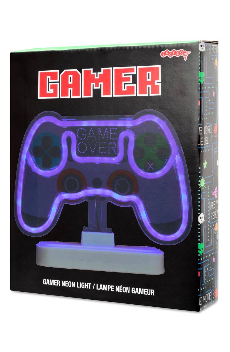 Iscream Gamer Neon Light, Alternate, color, Multi