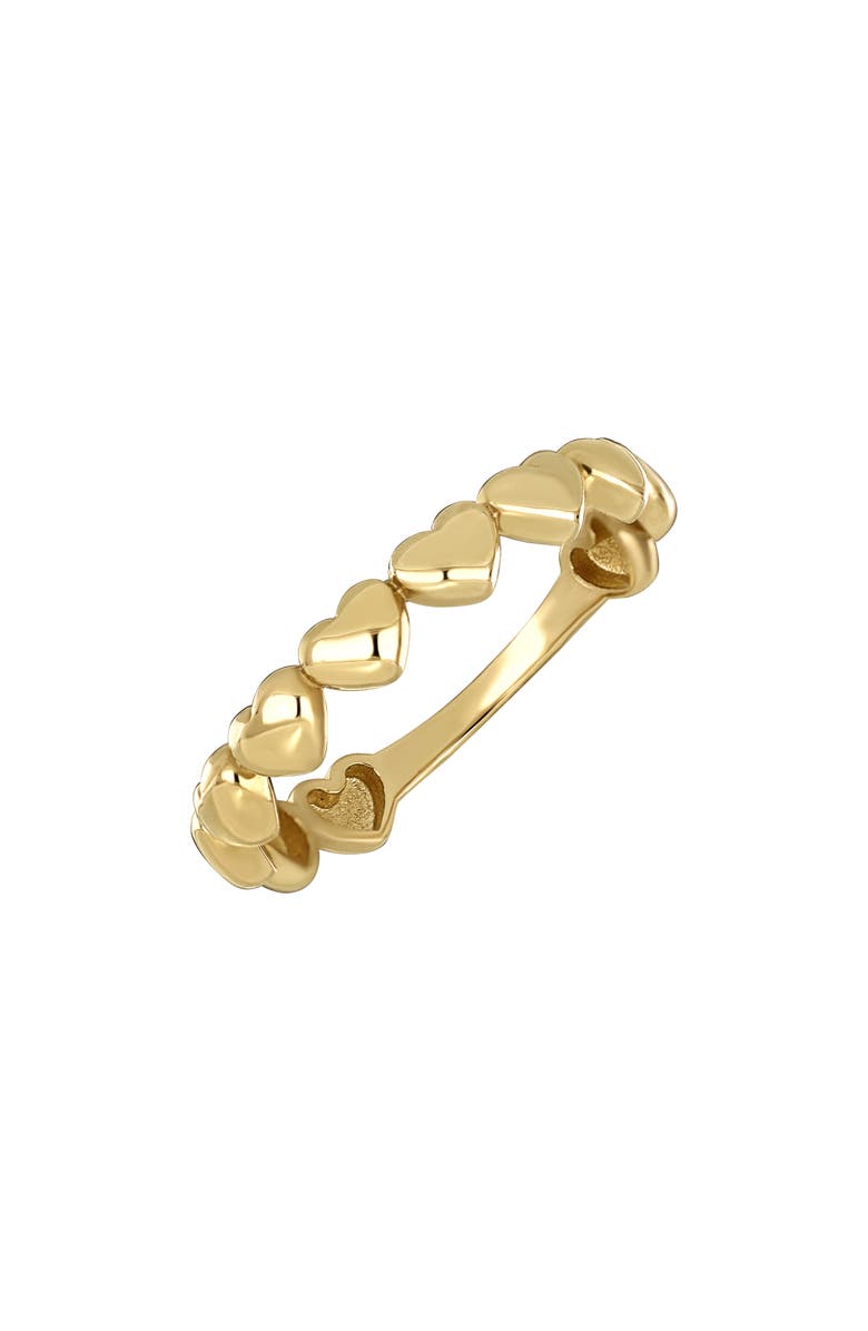 Bony Levy 14K Gold Stackable Heart Ring, Main, color, 14K Gold