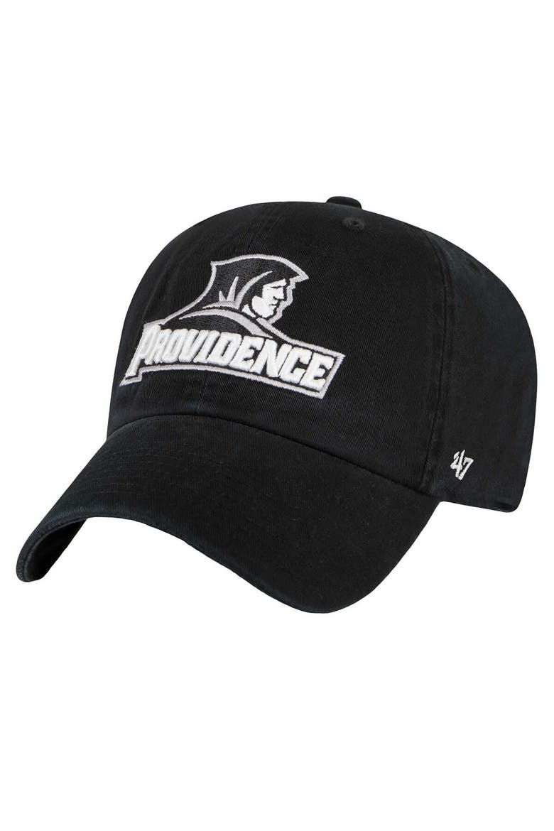 Men's '47 Black Providence Friars Clean Up Adjustable Hat, Main, color, Black