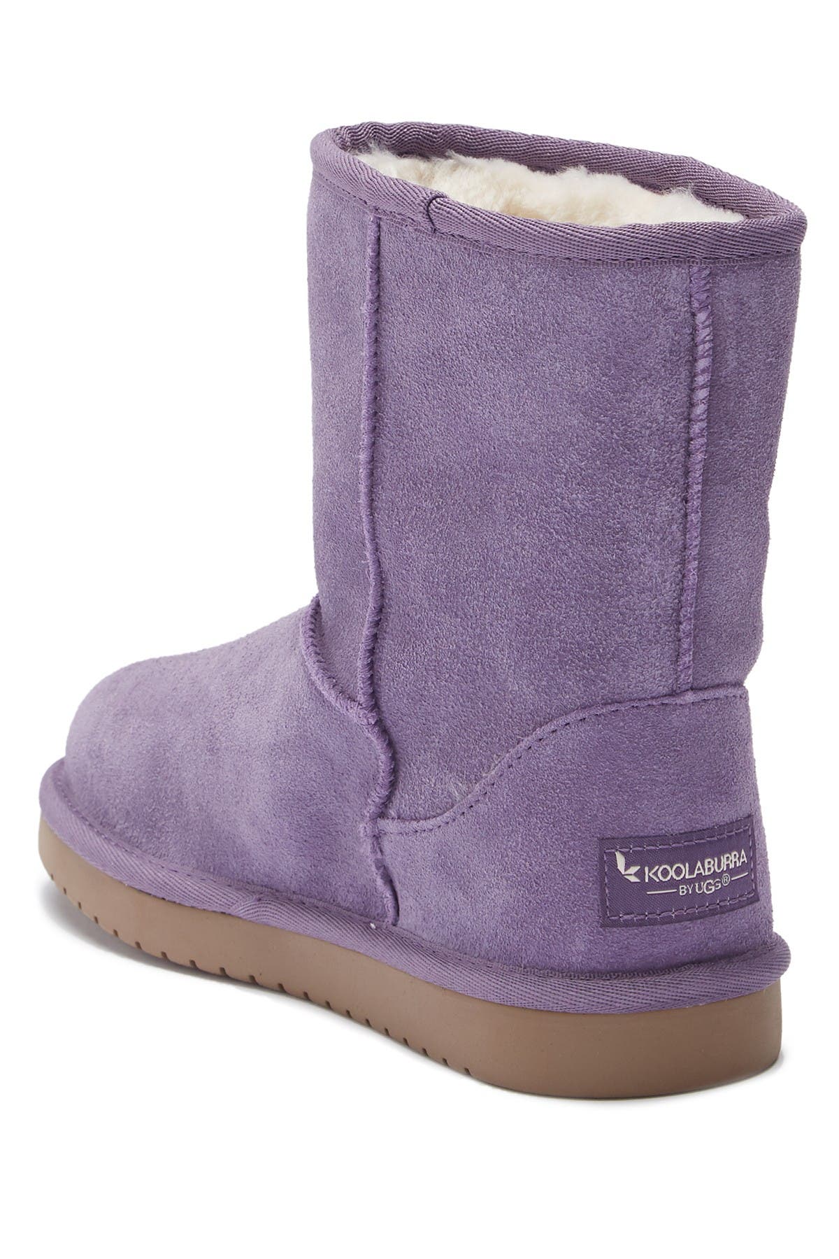 Koolaburra by UGG Faux Fur Lined Suede Short Boot, Alternate, color, MGRP