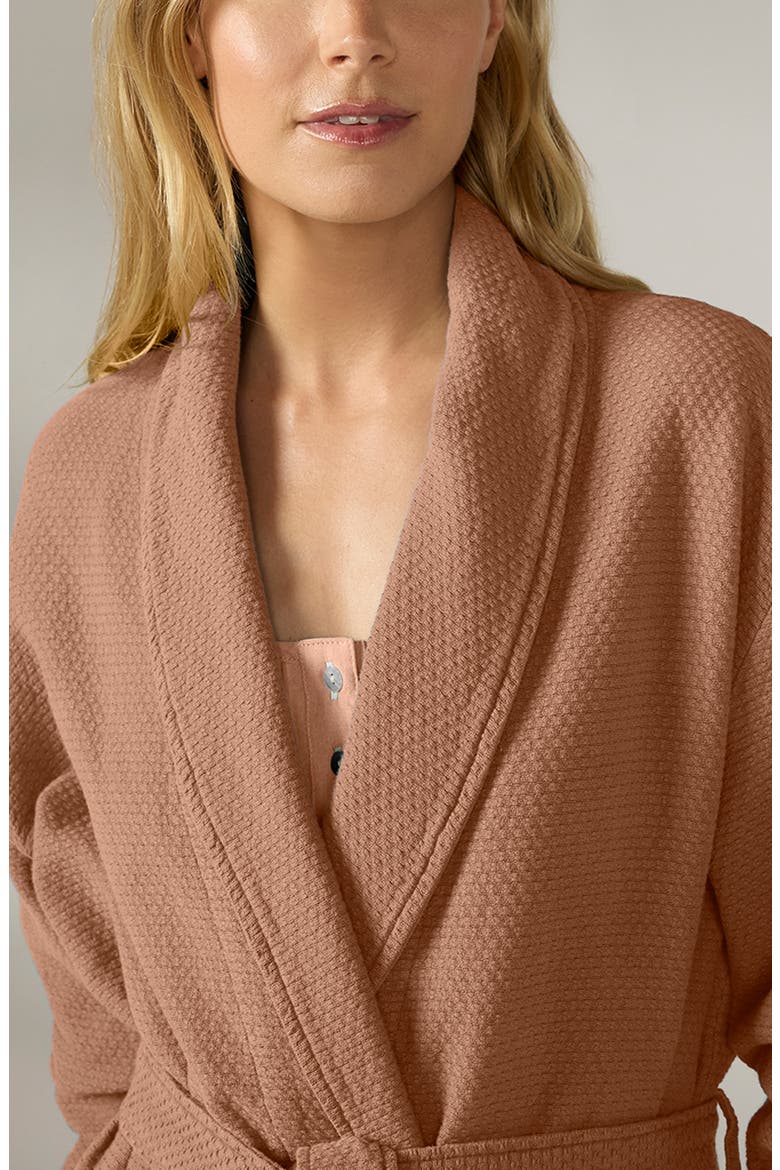 Adriatic Organic Cotton Robe, Alternate, color, GINGER