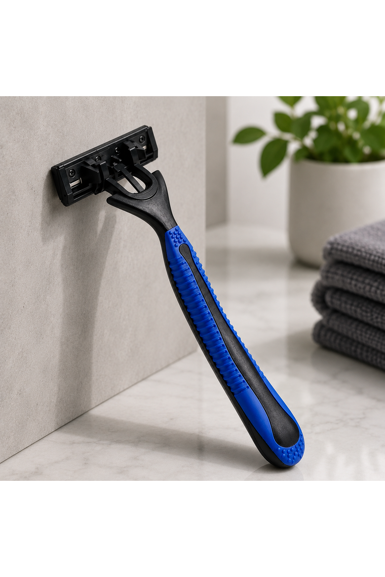 Mario Lopez 6 Disposable Razors, Alternate, color, Blue