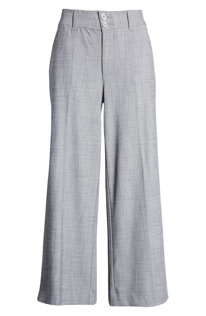 Wit & Wisdom Skyrise Double Button Pants, Alternate, color, Indigo