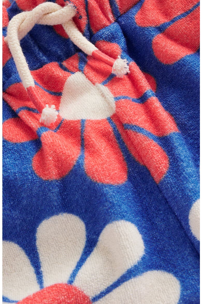 Kids' Flower Print Terry Cloth Pants, Alternate, color, CABANA BLUE GEO DAISY