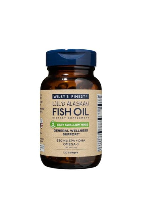 Easy Swallow Omega-3 Fish Oil Mini Softgels 120 mini softgels, (60 servings)