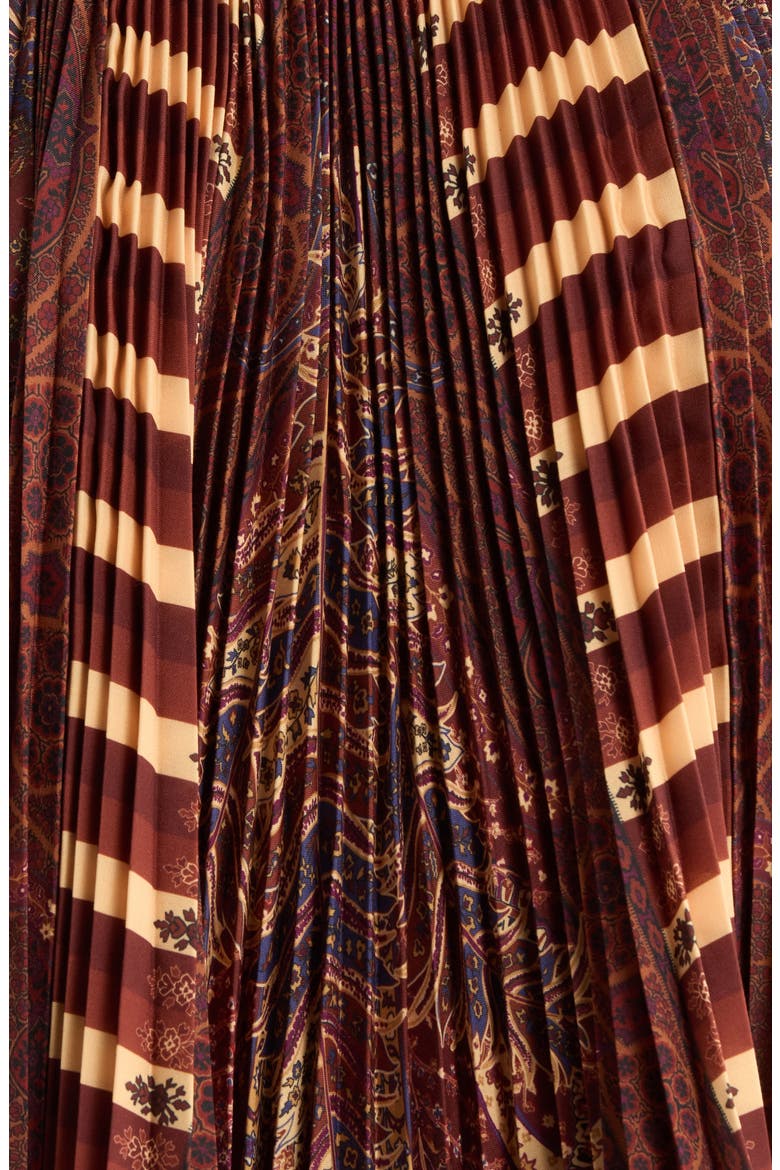 Dafne Pleated Top, Alternate, color, TOPAZ
