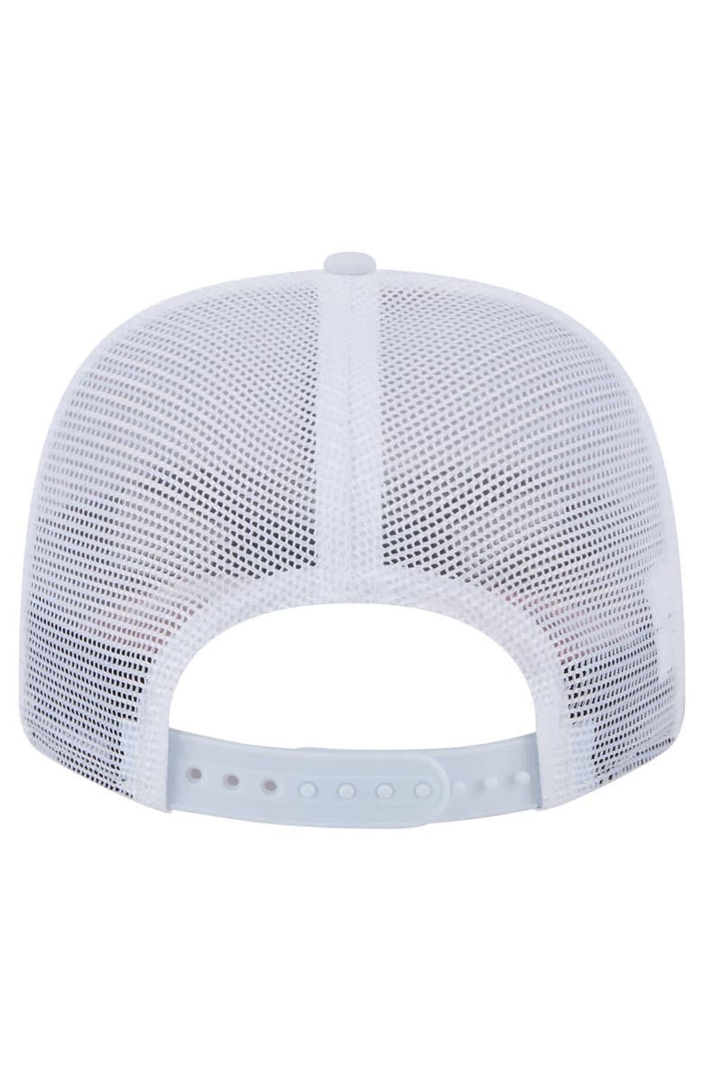 New Era Men's New Era  White Cleveland Guardians Flamingo Mesh Back 9SEVENTY Stretch-Snap Hat, Alternate, color, 