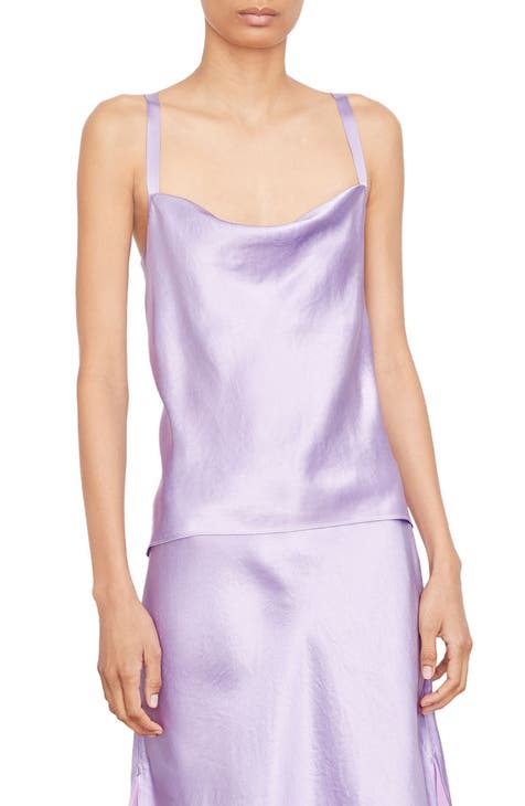 Cowl Neck Satin Camisole