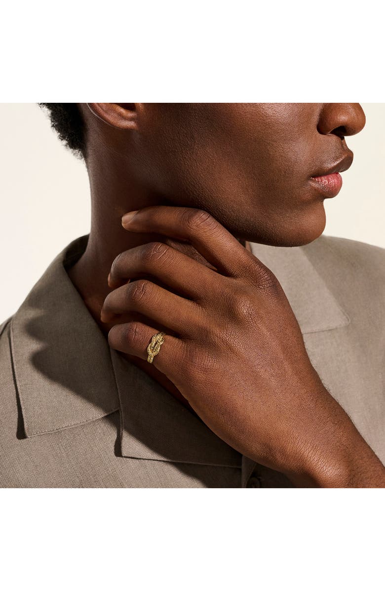 John Hardy Love Knot Ring, 3.6mm, Alternate, color, Gold