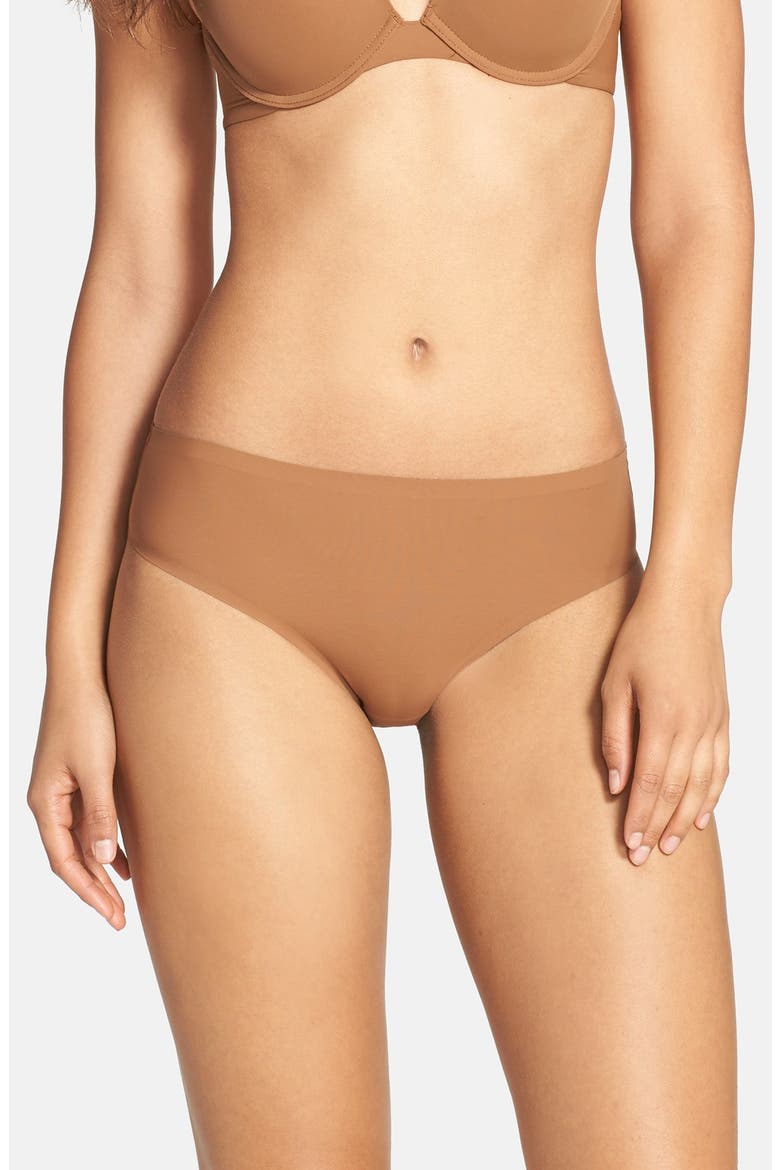 'The Brief' Mid Rise Briefs, Main, color, CINNAMON