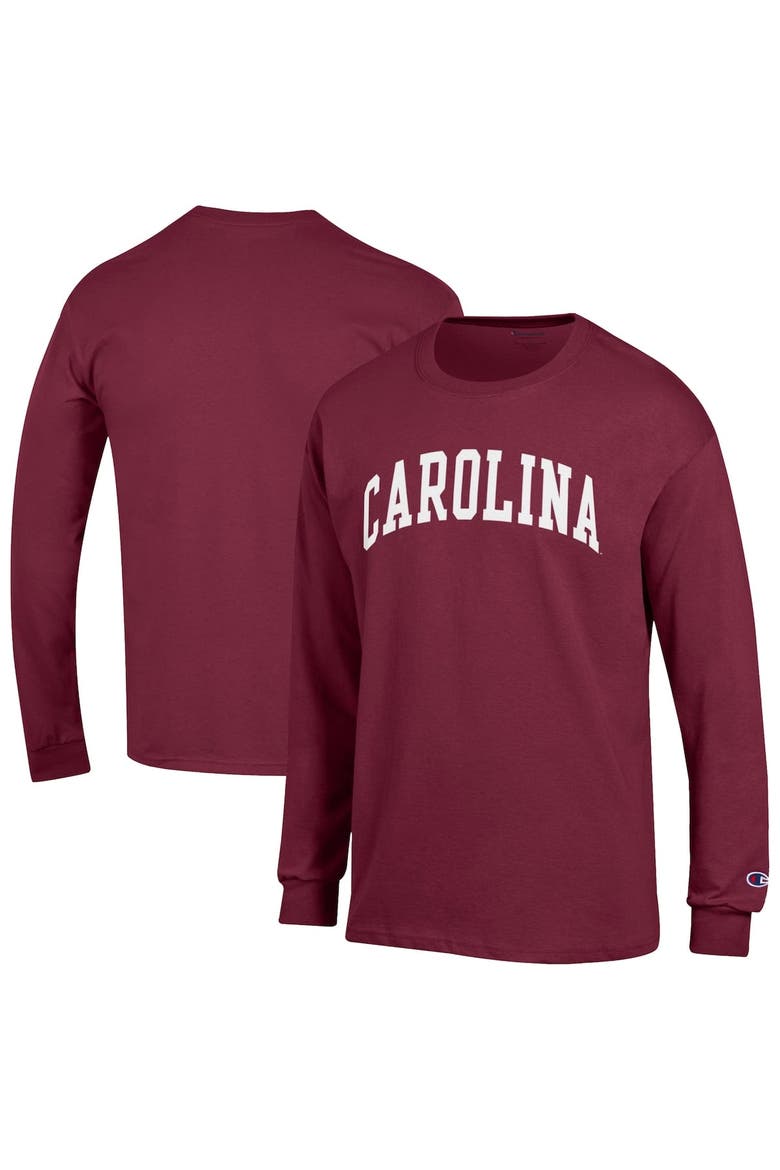Men's Champion  Garnet South Carolina Gamecocks Basic Arch Long Sleeve T-Shirt, Main, color, Garnet