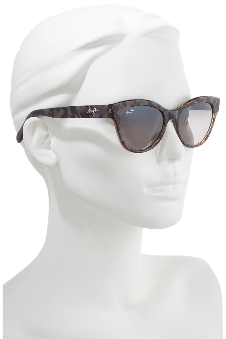 Ku'uipo 51mm PolarizedPlus2® Cat Eye Sunglasses, Alternate, color, DOVE GREY