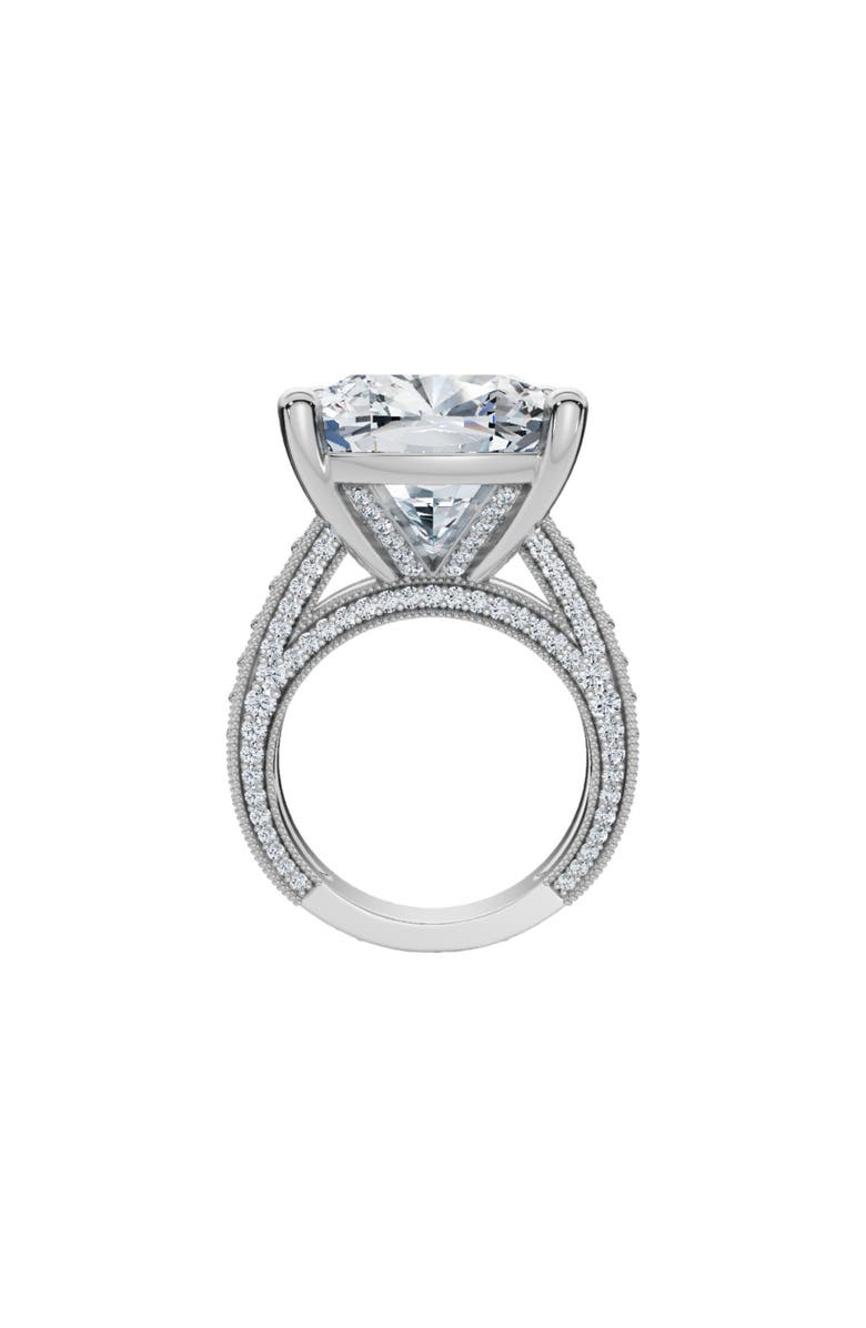 Bliss Diamond Certified 16Ct Cushion Diamond Engagement Ring 14k Gold Lab Grown, Alternate, color,