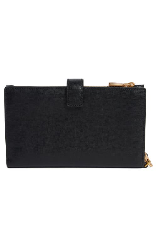 Kate Spade New York Morgan Saffiano Leather Wristlet Wallet In Black