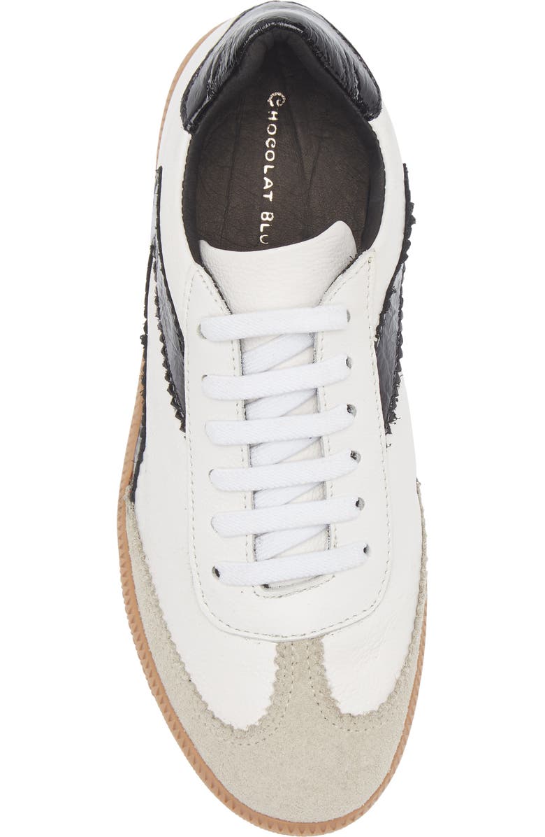 Chocolat Blu Vassa Sneaker, Alternate, color, Black-White Leather