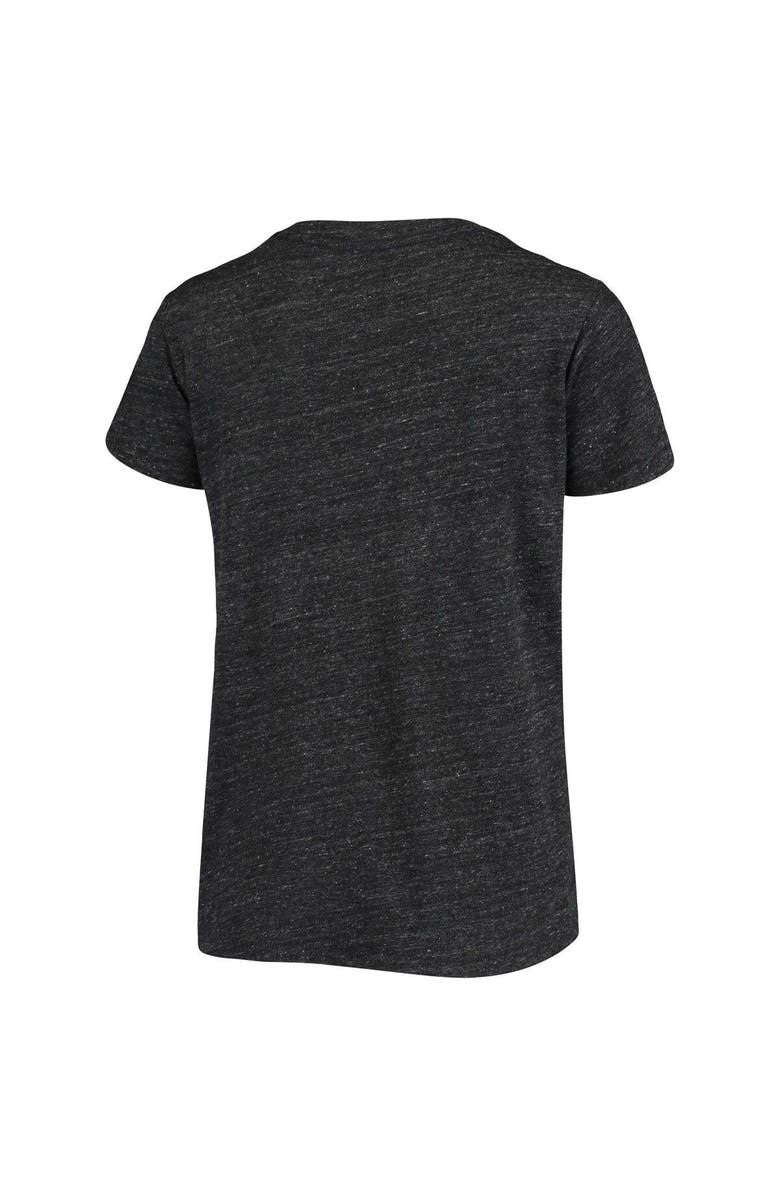 5TH AND OCEAN BY NEW ERA Women's 5th & Ocean by New Era Heathered Black San Francisco Giants Spring Training Circle Cactus Tri-Blend T-Shirt, Alternate, color,