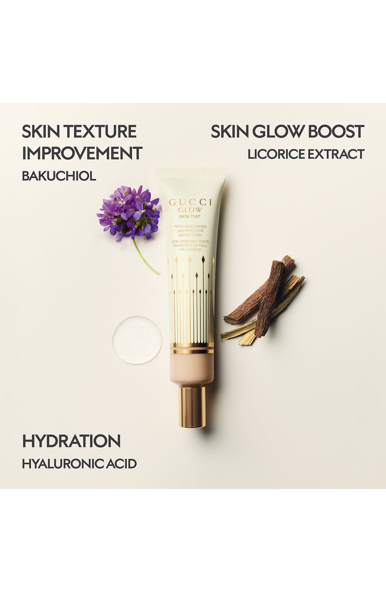 Gucci Glow Skin Tinted Moisturizer with Hyaluronic Acid & Bakuchiol, Alternate, color, 11 Fair