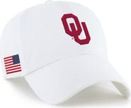 '47 Men's '47 White Oklahoma Sooners Americana Heritage Clean Up Adjustable Hat