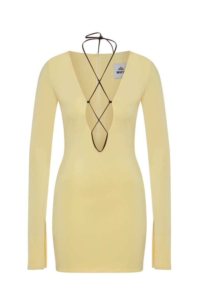 Maeve Simone Dress, Main, color, Butter Yellow
