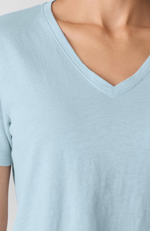 Eileen Fisher Easy V-neck Organic Cotton T-shirt