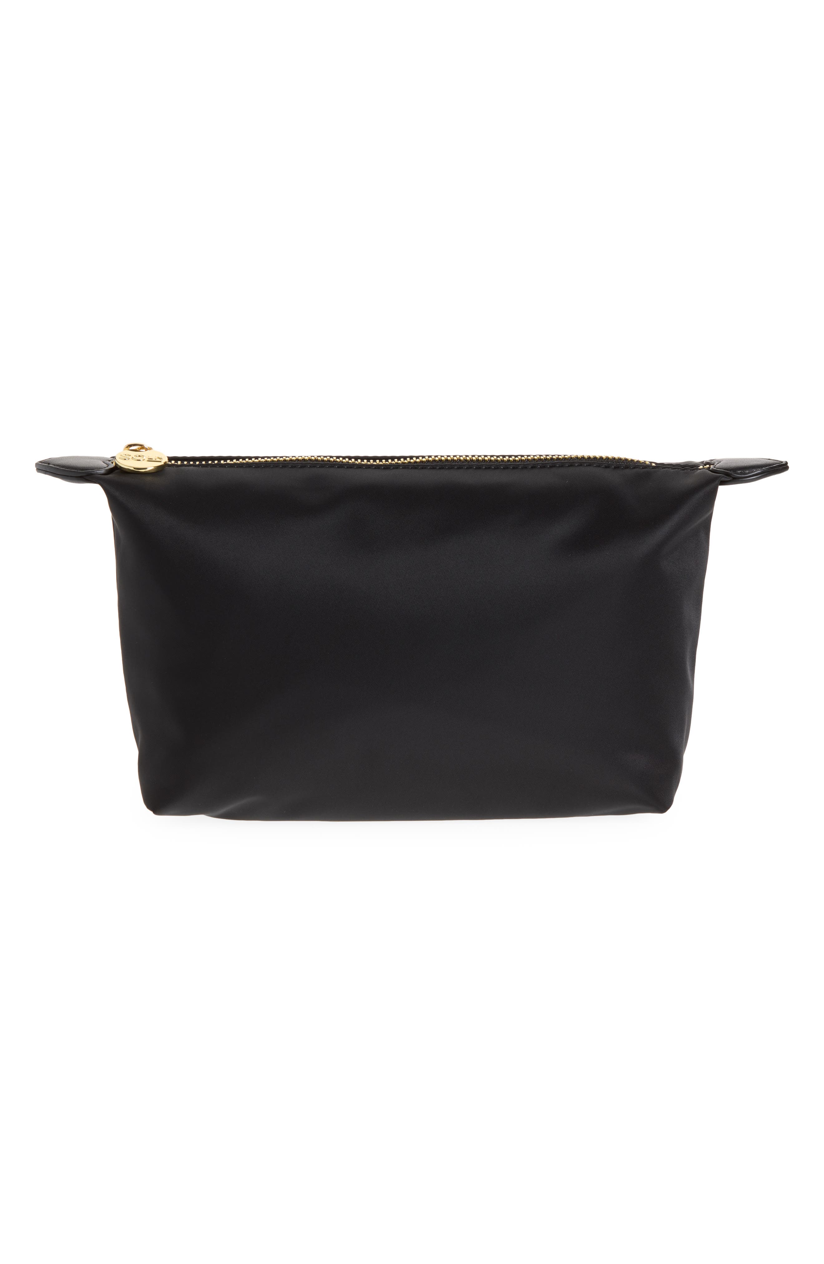 Nylon Pouchette, Main, color, NOIR