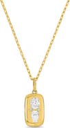 Bony Levy 18K Gold Maya Diamond Dog Tag Pendant Necklace (Online Trunk Show)