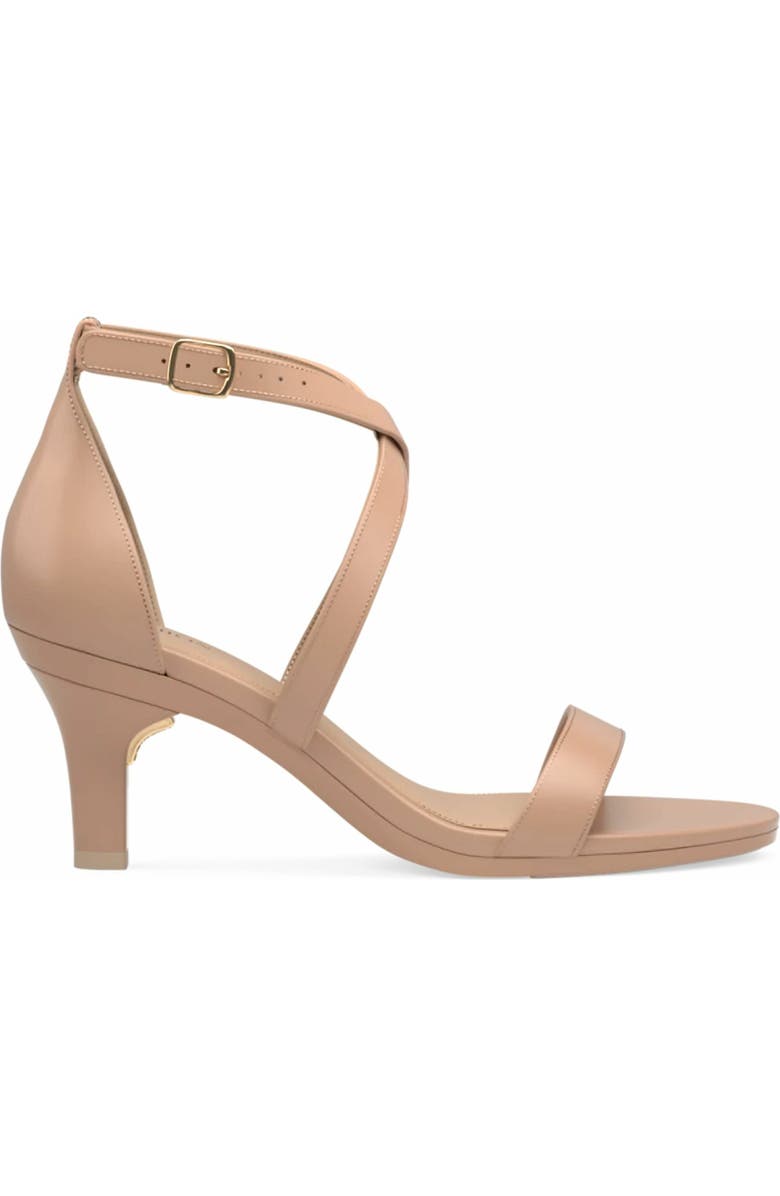 Pashion Footwear The Sandal 3" Stiletto Heel, Alternate, color, Latte Leather