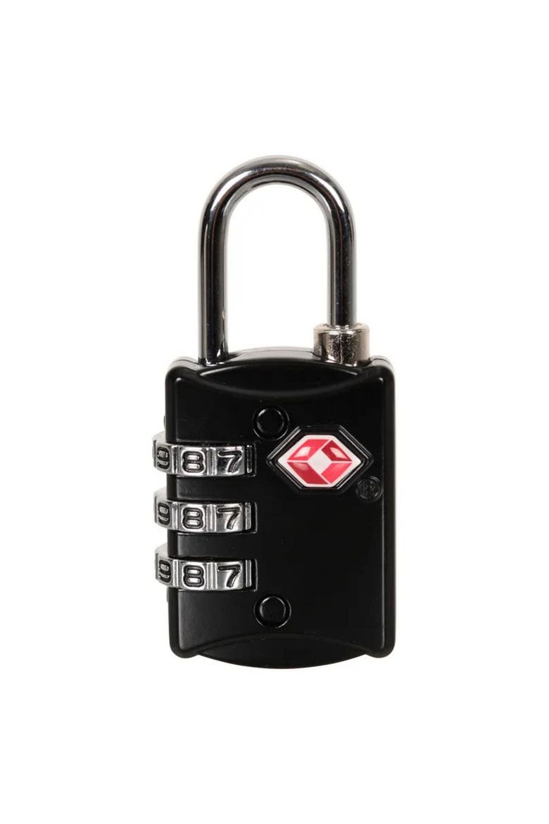 Tsa Combination Padlock, Alternate, color, Black