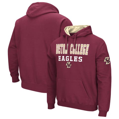 Men's Colosseum Maroon Boston College Eagles Sunrise Pullover Hoodie