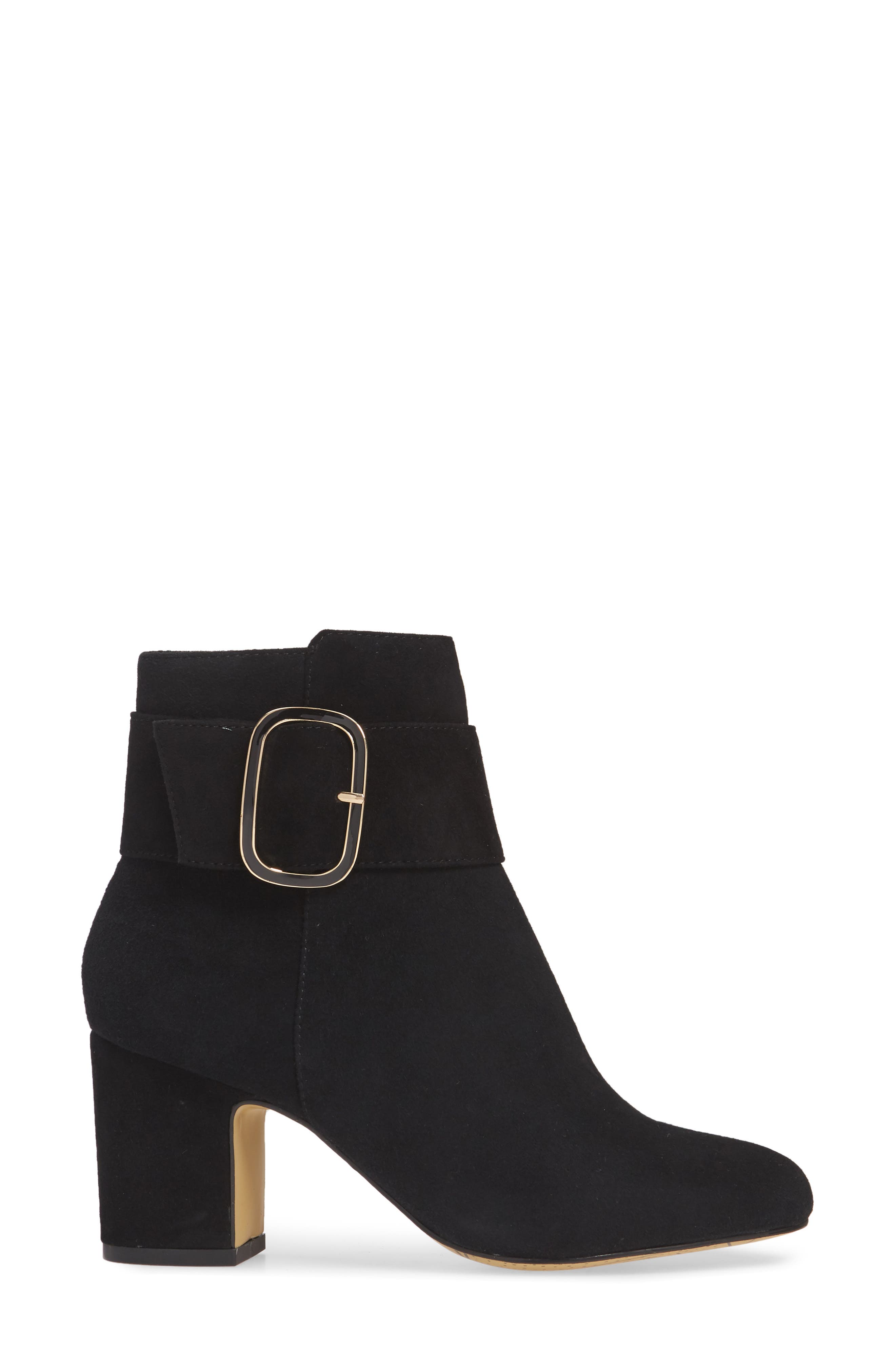 Klaire Bootie, Alternate, color, BLACK SUEDE