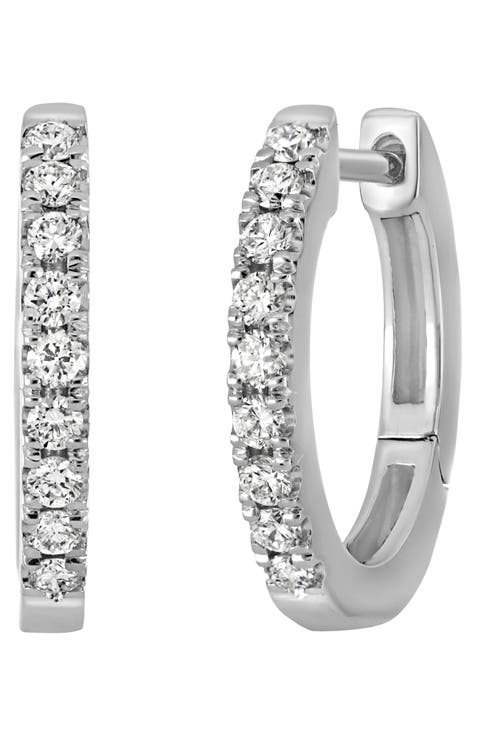 Diamond Hoop Earrings (Nordstrom Exclusive)