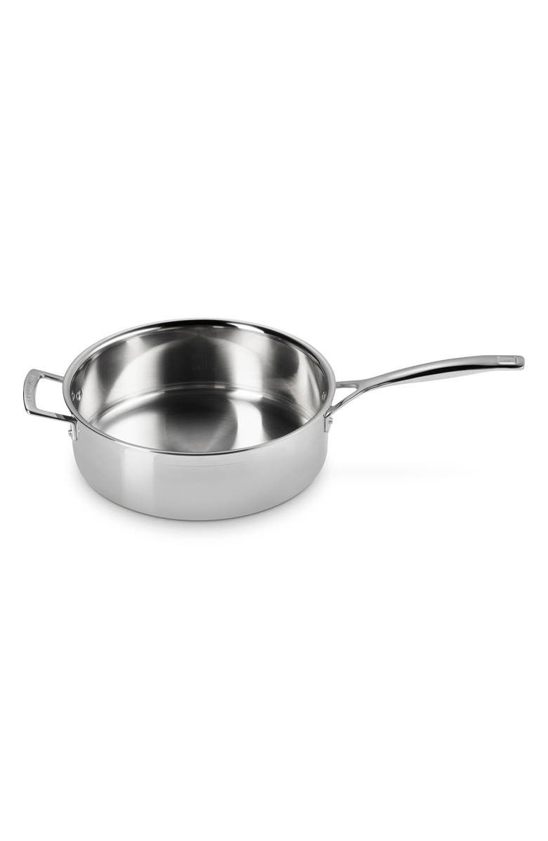 Le Creuset 6-Quart Classic Stainless Steel Sauté Pan, Alternate, color, Stainless Steel