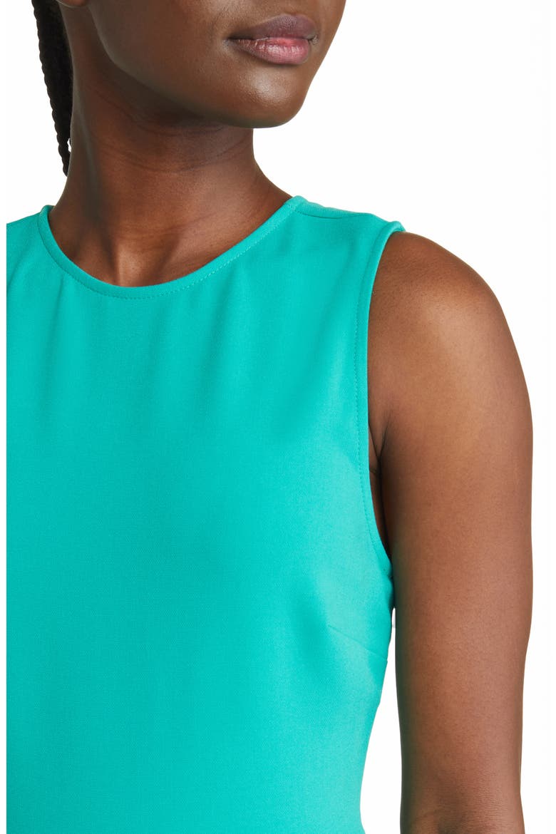 Cross Back Cutout Dress, Alternate, color, GREEN ENAMEL