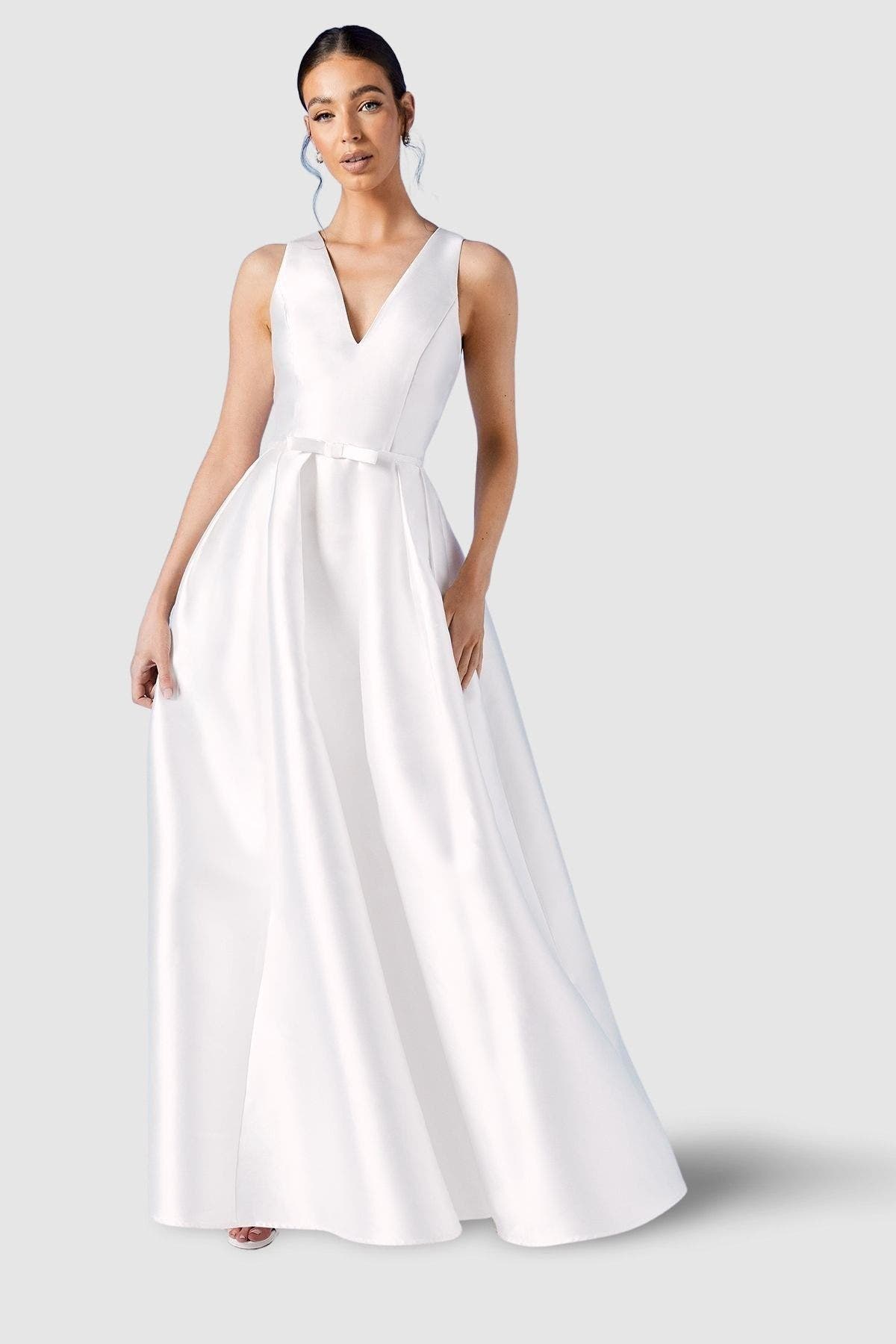 Bow Waist Maxi Wedding