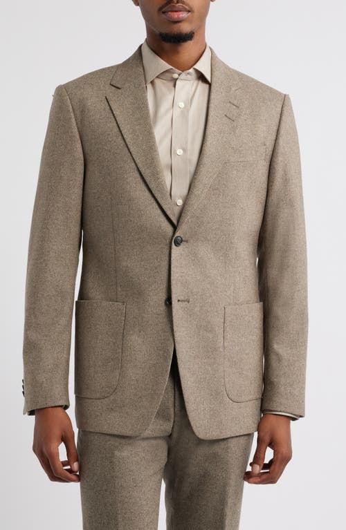 Tiger Of Sweden Justin Slim Fit Recycled Wool Blend Sport Coat In Burlywood