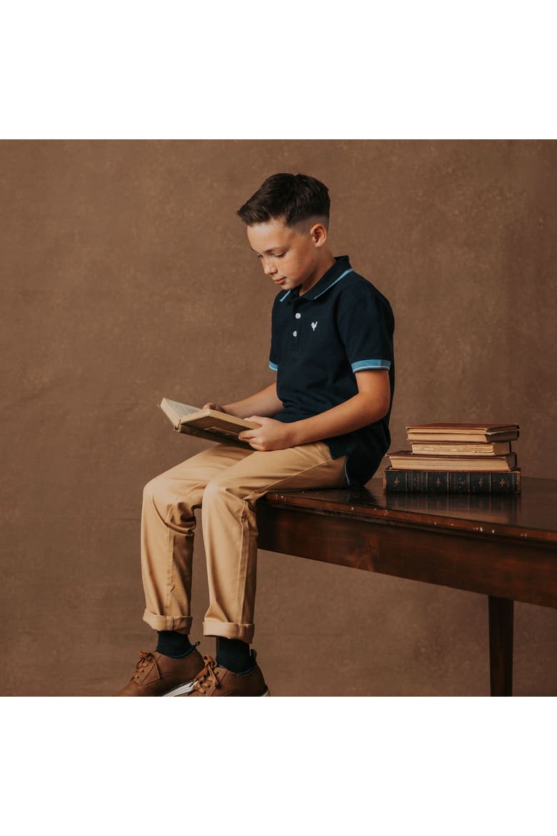 Kids' Organic Skinny Stretch Twill Chino Pant, Alternate, color, Skinny Stretch Khaki
