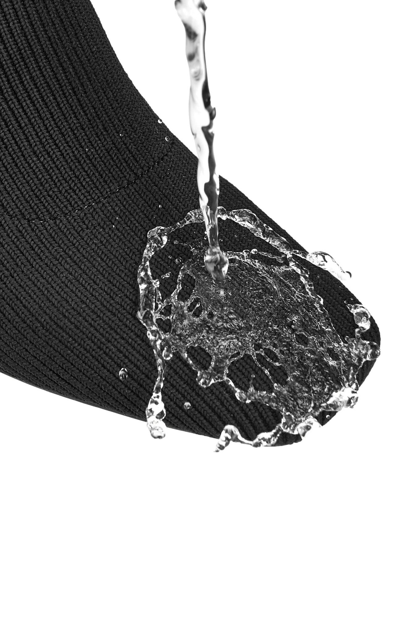 VIVAIA Margot Wedge Bootie Square-Toe Water-Repellent Boots, Alternate, color, Black