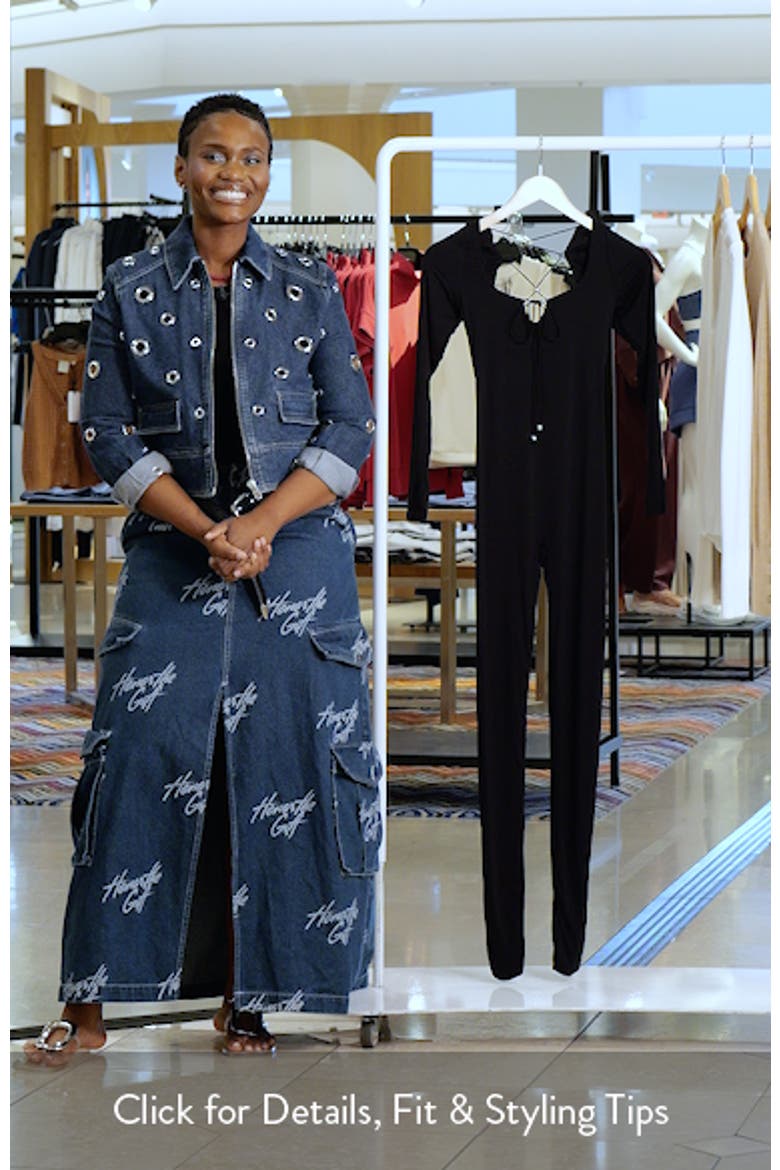 Tie Back Long Sleeve Jumpsuit video