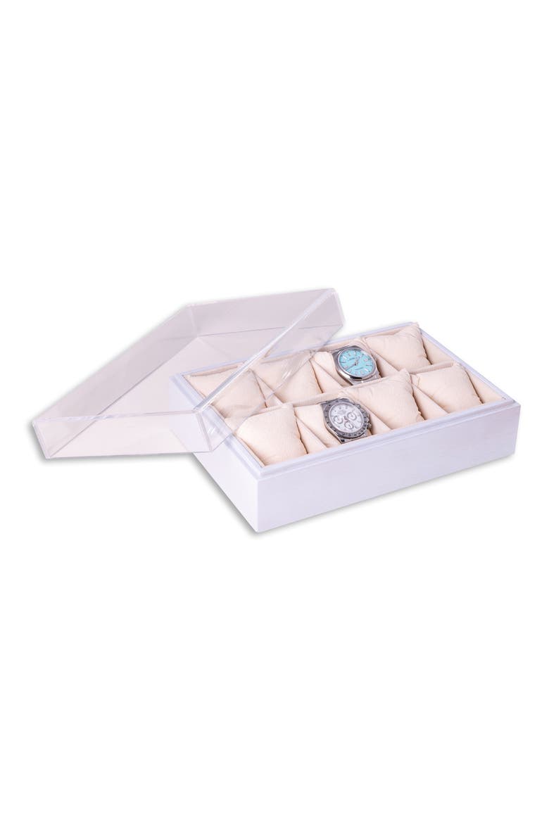 Watch Storage Case, Alternate, color, WHITE