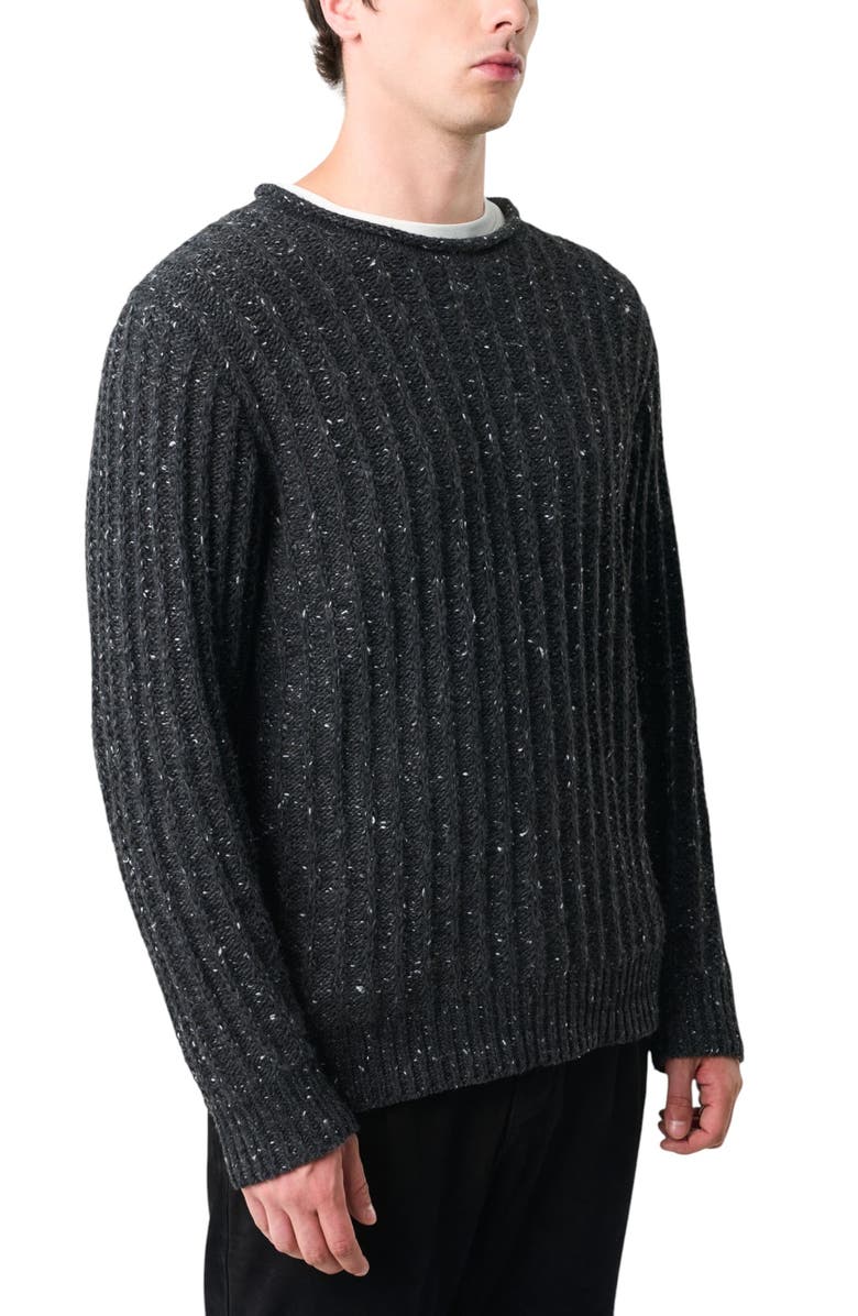 Velez Selva Knit Crewneck Sweater, Alternate, color, Black