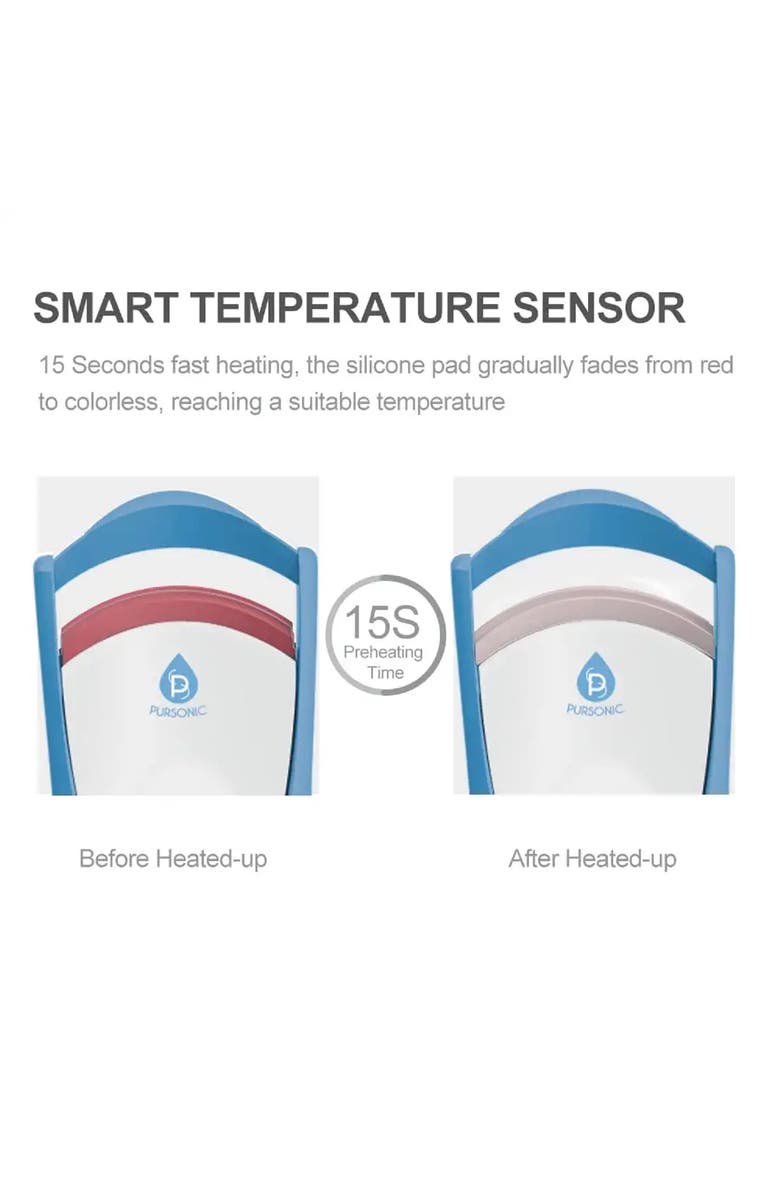 PURSONIC Heated Eyelash Curler, Alternate, color,