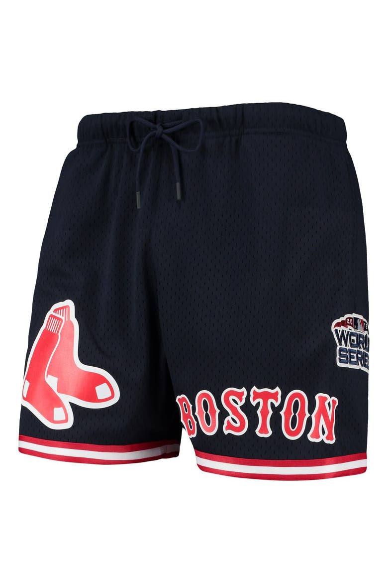 Men's Pro Standard Navy Boston Red Sox 2018 World Series Mesh Shorts, Alternate, color, Navy