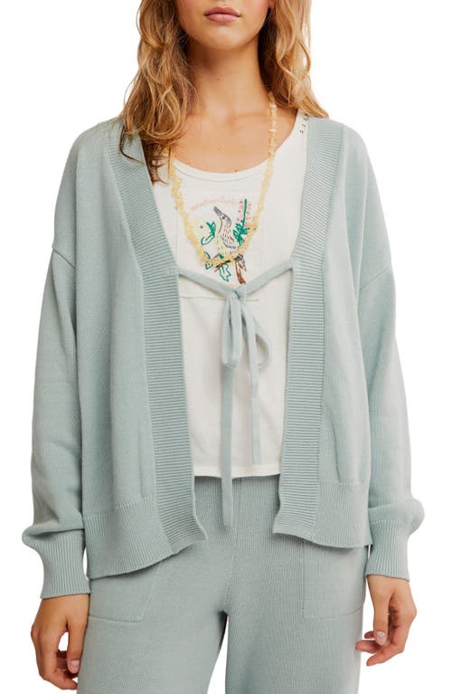 Shop Free People Solar Cardigan & Pants Set In Icy Lake