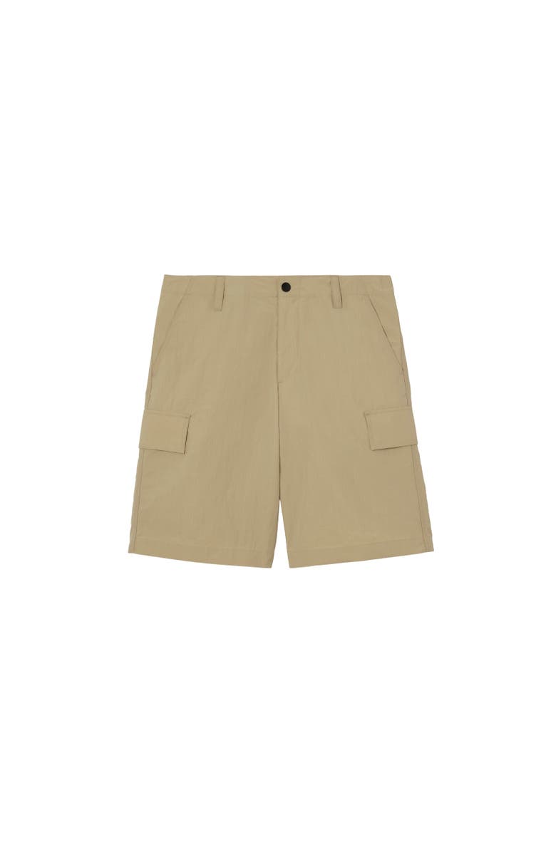 Burberry Nylon Cargo Shorts, Alternate, color, Sparrow Beige