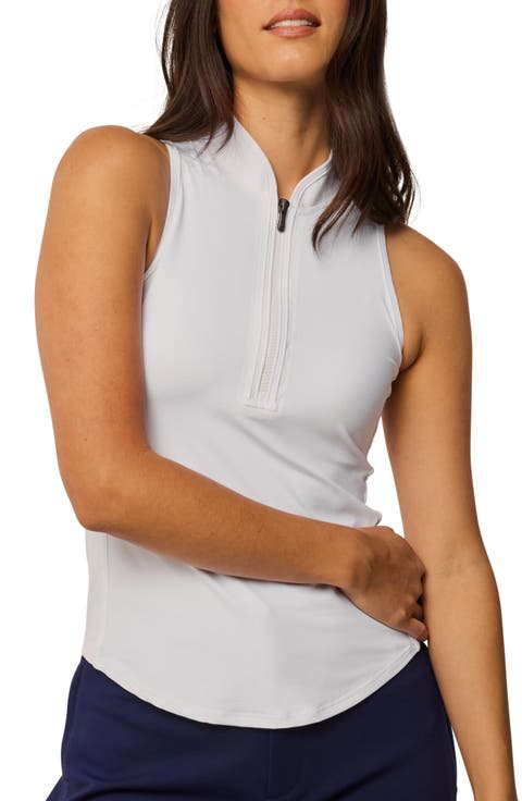 Vesta Sleeveless Mock Neck Top